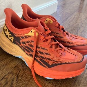 Hoka Orange Trail Running Shoes